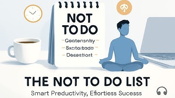 The Not To Do List by Rolf Dobelli | The Secret to Smart Productivity & Effortless Success