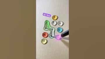 Nối các giọt nước lần lượt từ 1 đến 11 #iqtest #quiz #games #shorts