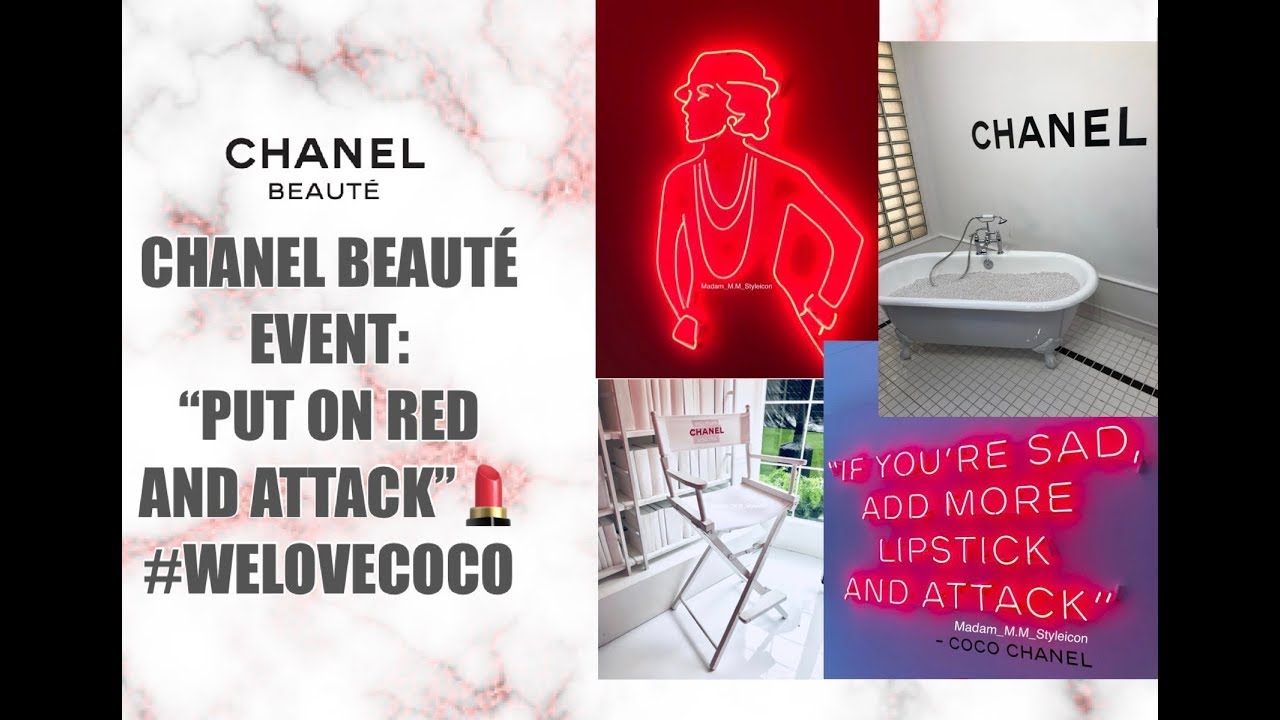 136, CHANEL BEAUTÉ EVENT: “PUT ON RED AND ATTACK”💄, WELOVECOCO