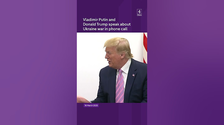 Putin and Trump call over Ukraine