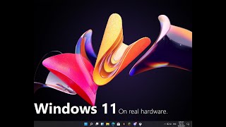 Leaked Windows 11 Build (build 21996) on real hardware