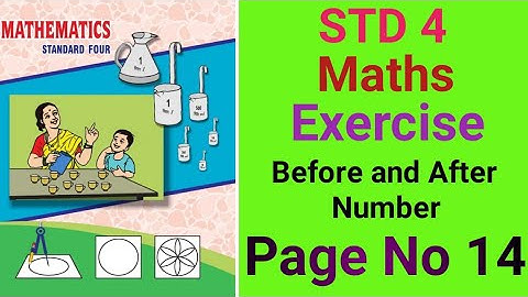 @swatisclasses STD 4 Maths Exercise Page No 14 / Page No-14 standard 4 Mathematics