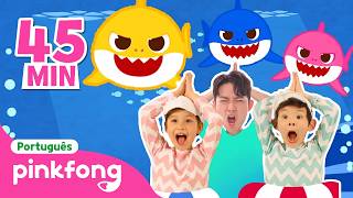 Dança do Bebê Tubarão com o Hoi 🦈 | +Completo | Pinkfong, Bebê Tubarão! Canções para Crianças