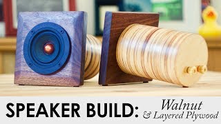 Layered Plywood Point Source Speakers | DIY Speaker Build