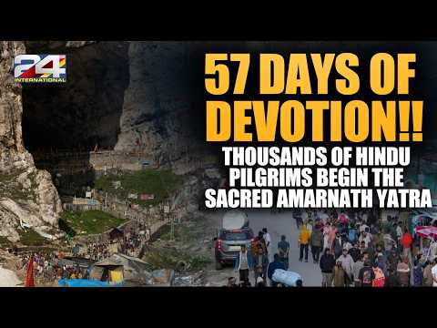 Thousands of Hindu Pilgrims Begin the 57-Day Amarnath Yatra in the Kashmir Himalayas