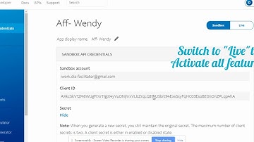 Affiliatly: Setup the Paypal API