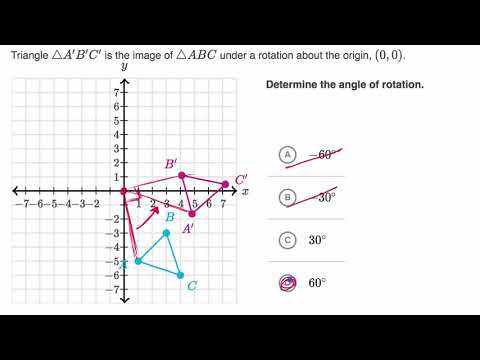 Video: Vad är rotationsvinkeln i matematik?