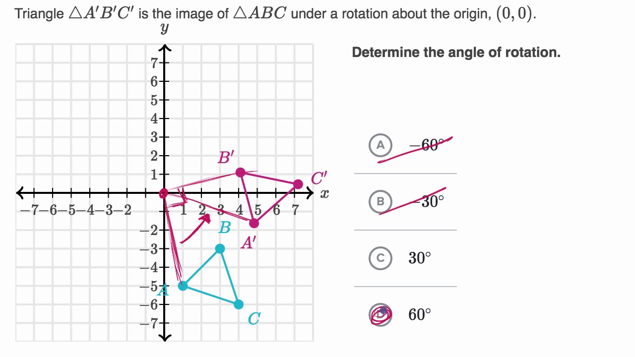 Determining Rotations Video Rotations Khan Academy