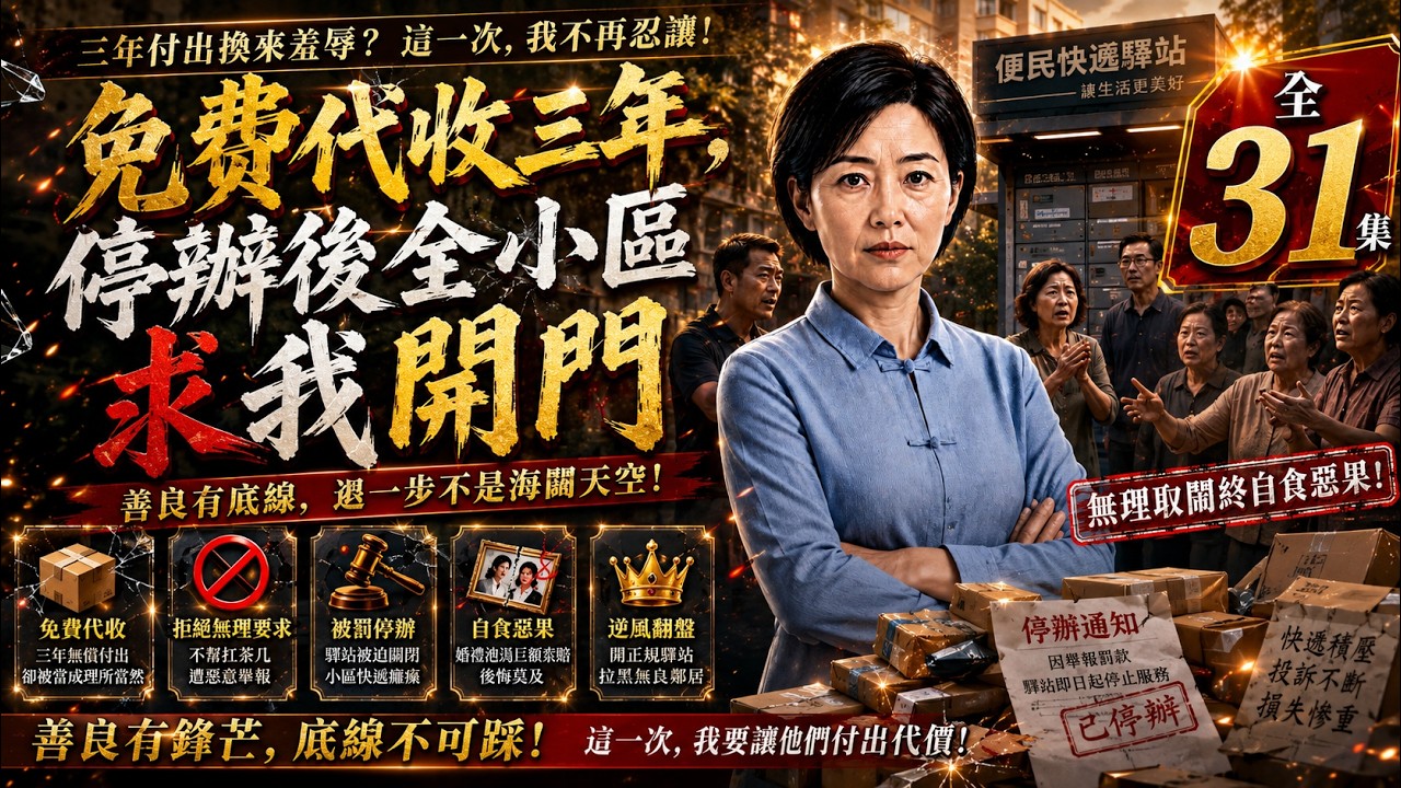 代收快遞被刁難，全小區求我開門