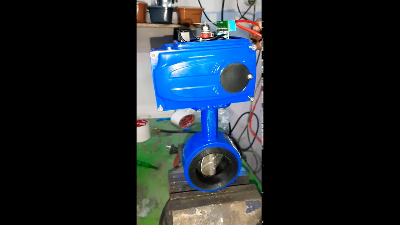 Electrical Actuator operated Butterfly valve