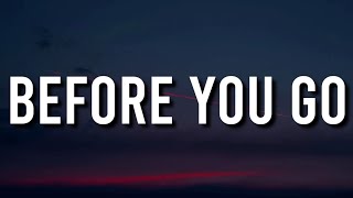 Lewis capaldi - Before You Go (Lyrics)