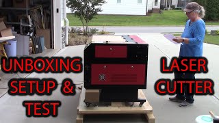 Unboxing and Setting Up My New Laser Cutter