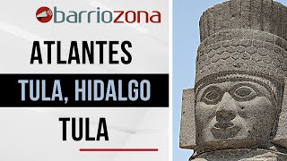 Atlantean stone warriors of Tula, Hidalgo in Mexico
