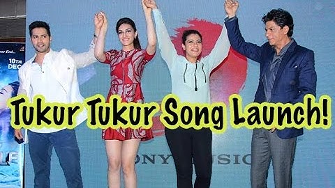 Shah Rukh Khan, Kajol, Varun Dhawan And Kriti Sanon Launch New Dilwale Song!