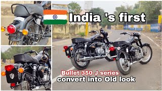 New Bullet 350 Into OLD Bullet 350 | Tail Light modification #royalenfield @BulletTower