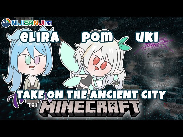 【ESCAPE THE ANCIENT CITY】minecraft with ewiwa and uki!!!【NIJISANJI EN | Pomu Rainpuff】のサムネイル