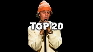 Top 20 Songs by Justin Bieber