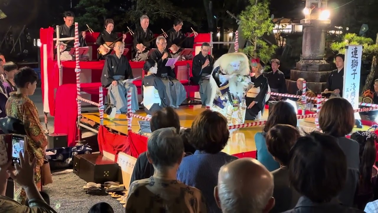 第111回島田大祭 第壹街大井神社奉納踊 連獅子 紀文大尽