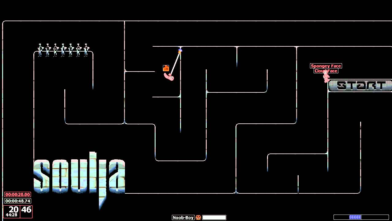 Worms Armageddon - Sexy Rope Racing