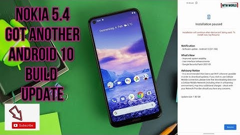 NOKIA 5.4 GOT ANOTHER ANDROID 10 BUILD SOFTWARE UPDATE. ANDROID 11 VERY SOON.