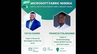 Jan 2026 Meetup   Understanding Power BI MCP server and Use cases - Francis Folaranmi