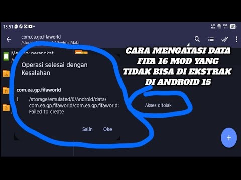 ATASI ZARCHIVER AKSES DITOLAK OPERASI SELESAI DENGAN KESALAHAN PAS EKSTRAK DATA F16M DI ANDROID 15