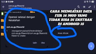 ATASI ZARCHIVER AKSES DITOLAK OPERASI SELESAI DENGAN KESALAHAN PAS EKSTRAK DATA F16M DI ANDROID 15 screenshot 5