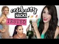 Celebrity Beauty Secrets TESTED | Do these hacks really work?-  [ But First, Coffee ]