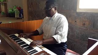 Video thumbnail of "playing organ Wakati sasa umeshafika"
