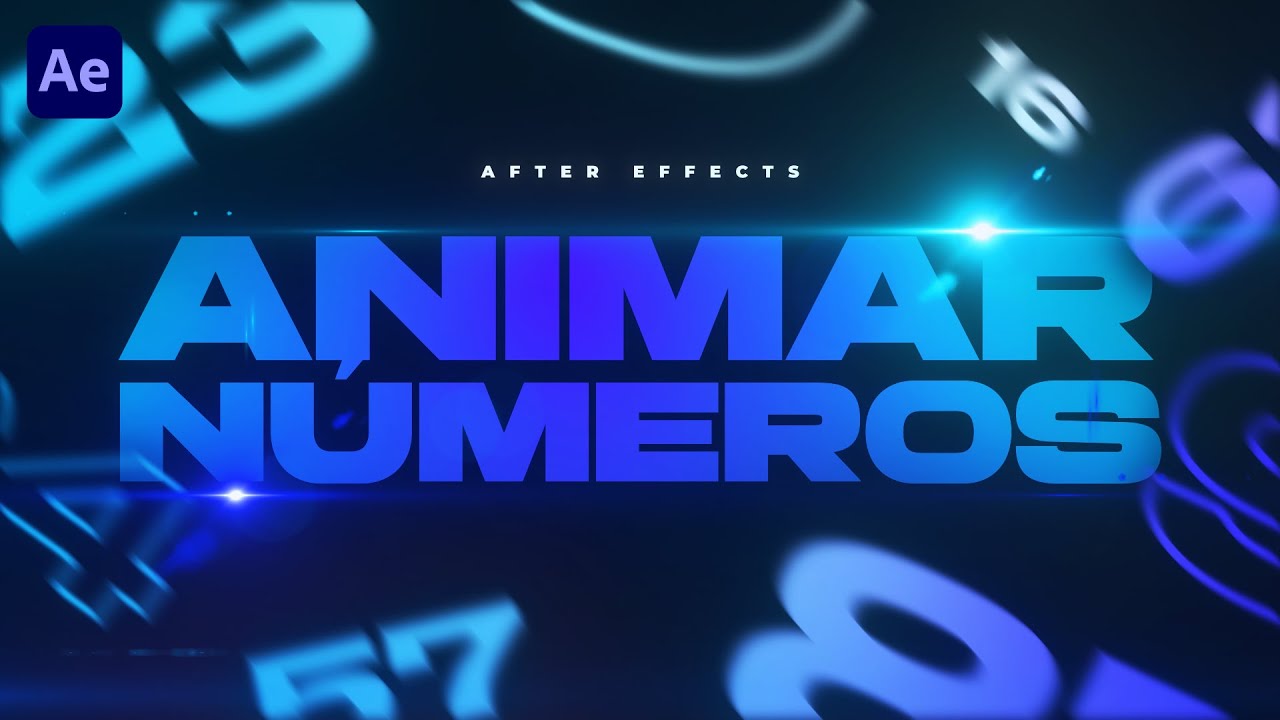 Numbers Effects ANIMAR NÚMEROS COM UM CLIQUE NO AFTER EFFECTS (+DOWNLOAD) - YouTube
