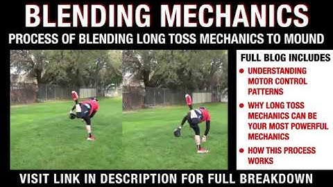 Blending Long Toss Mechanics To Mound - Robby Rowland