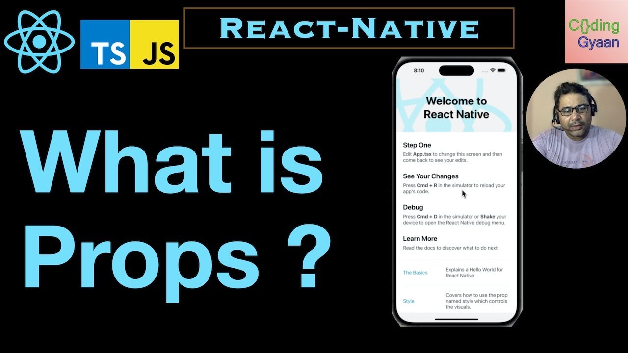 What is Props in React Native ? - YouTube