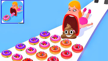 Stretch Mouth 👄👩👄Gameplay All Levels- android, iOS 🤩