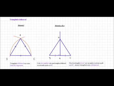 Video: Cum Se Construiește Un Triunghi Pe 2 Laturi și Un Colț