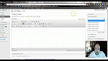 Setting up the Front Page of our S2 Member Site