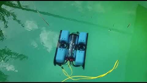 Blue Rov 2 pool test