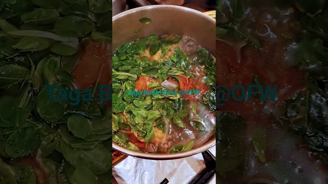 Happy nako ani basta naay kamunggay 