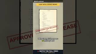 The 1949 USAF Intelligence Memo on UFOs #Shorts