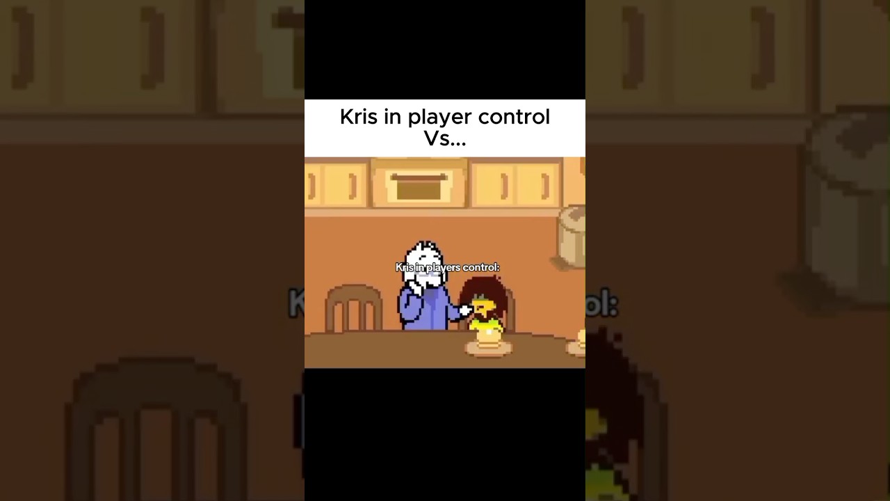 Kris In Player Control Vs #deltarune #undertale #gaming