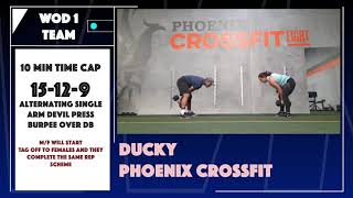 Throwdown on Lockdown WOD 1 - Teams