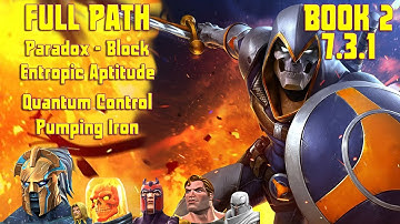 MCOC Act 7.3.1 Paradox Block + Entropic Aptitude + Quantum Control + Pumping Iron w TM Boss Takedown