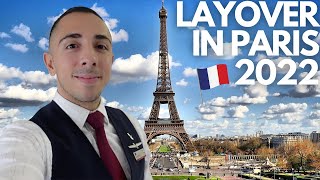 CANCELLED FLIGHT IN PARIS, FRANCE  | FLIGHT ATTENDANT LIFE 2022