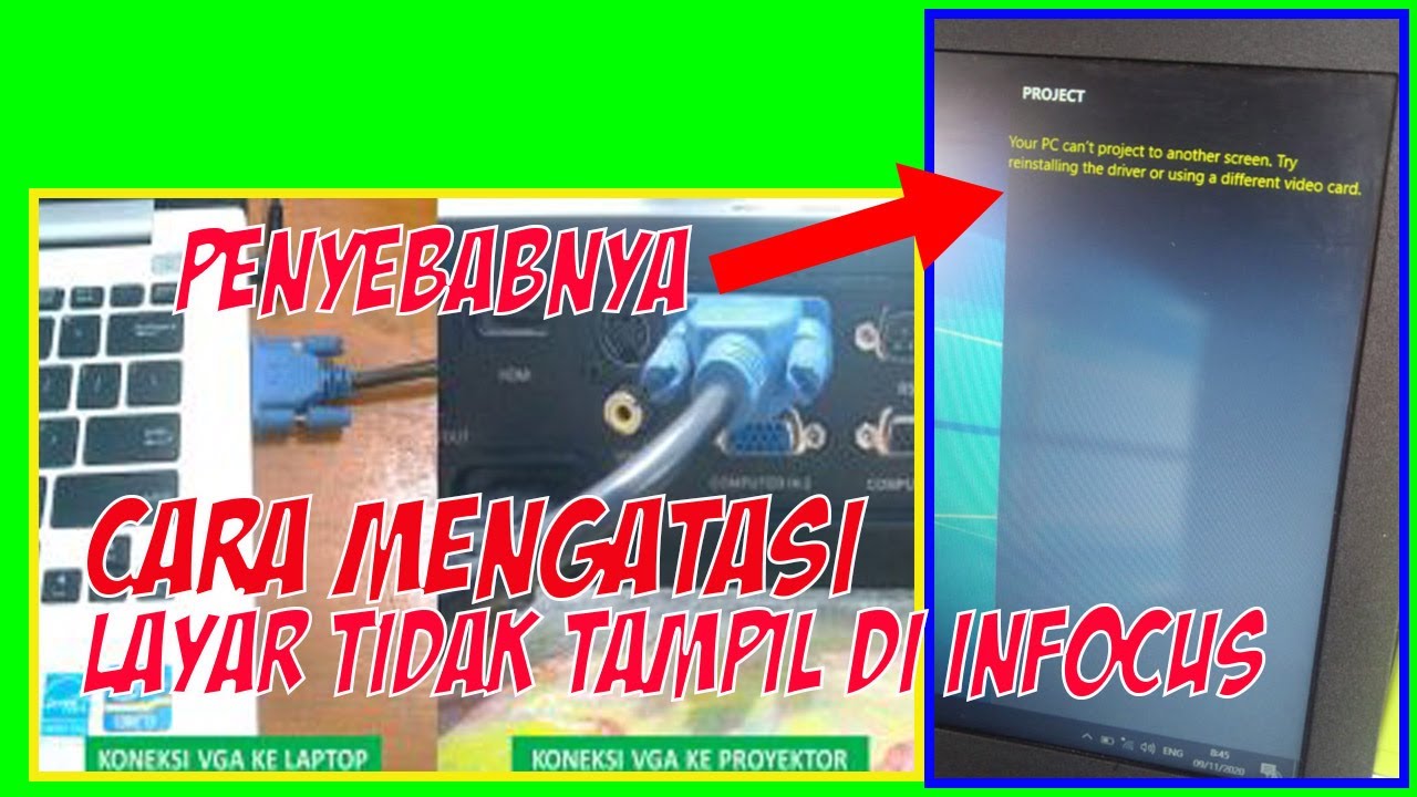 Gambar Laptop Tidak Muncul Di Proyektor - Nah waktu itu saya coba