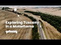 Travel through tuscany in a motorhome  goboony