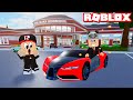 Okula En Pahalı Araba ile Gittim!! - Panda ile Roblox Robloxian High School