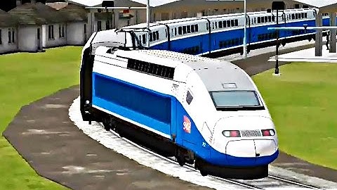 Train Sim - Metropolis Using TGV Duplex - Simulasi Kereta Api (Android Game)