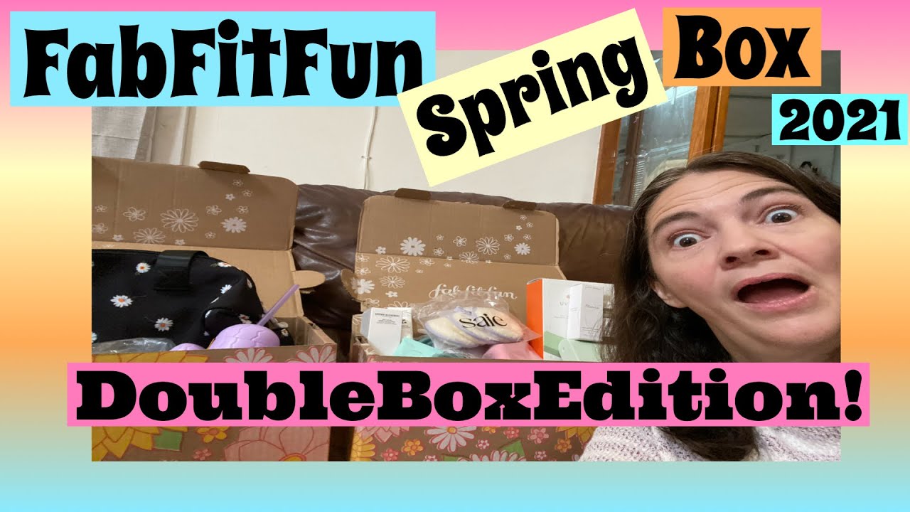 Fab Fit Fun Spring Box Review 2021 Youtube