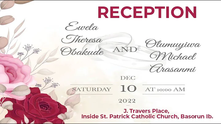 THERESA & MICHAEL | RECEPTION | Channel7 TV Live S...