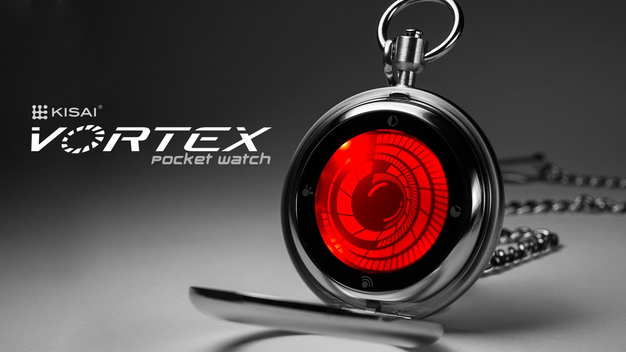 Kisai Vortex Touch Screen Pocket Watch 