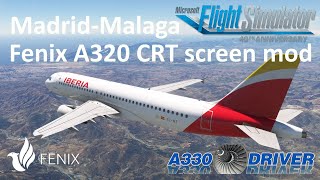 A320 with CRT's: Full Flight from Madrid to Malaga | Real Airbus Pilot